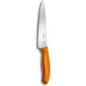 Разделочный нож Victorinox Swiss Classic Carving 19 см, оранжевый 6.8006.19L9B